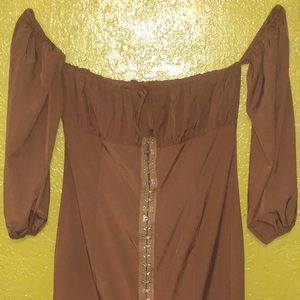 Brown dress